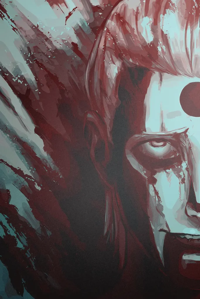 Hidan Naruto Original Image High Quality Aluminium Printed Metal Poster