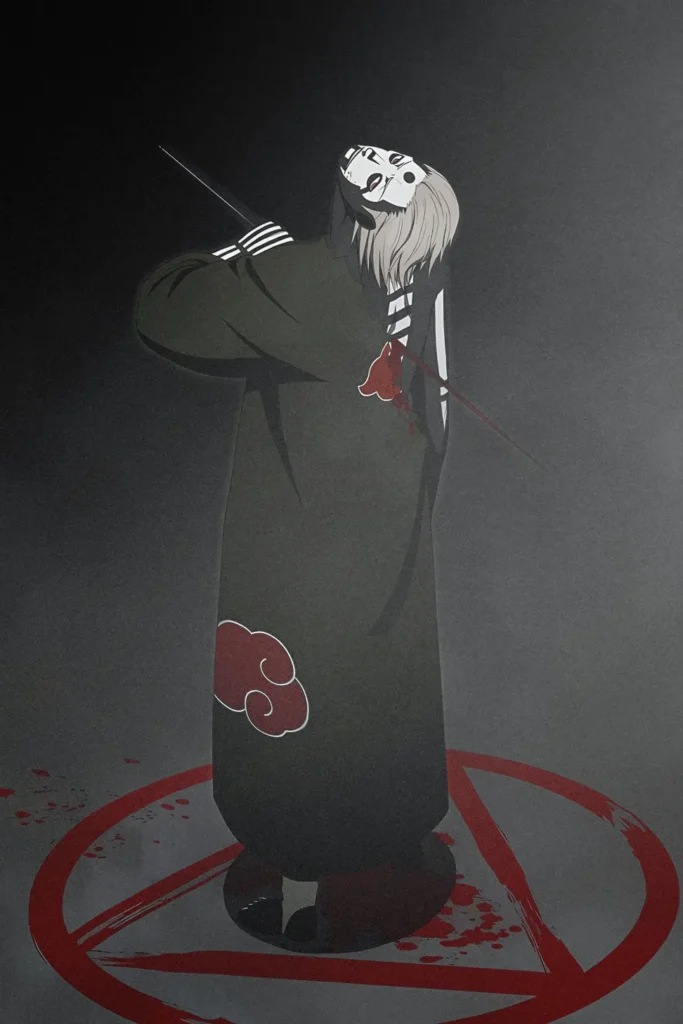 Hidan Naruto Original Image High Quality Metal Poster