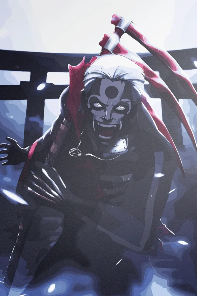 Hidan Naruto Original Image High Quality Printed Metal Wall Art