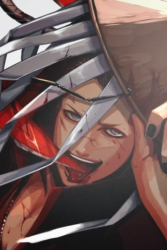 Hidan Naruto Original Image Metal Wall Art Poster