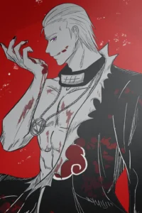 Hidan Naruto Original Image Printed Metal Poster