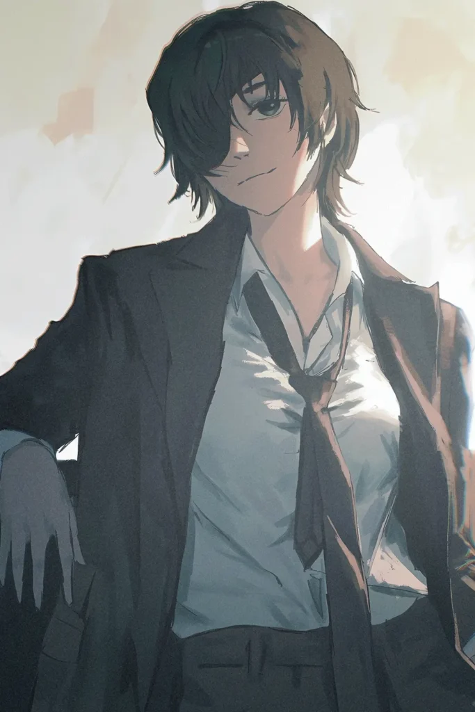 Himeno Chainsaw Man Original Image Aluminium Metal Print