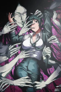 Himeno Chainsaw Man Original Image Metal Poster