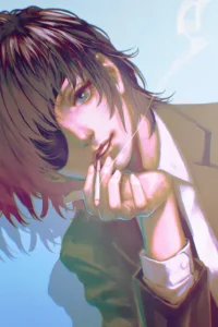 Himeno Chainsaw Man Original Image Metal Print Wall Art