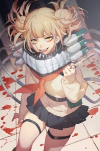 Himiko Toga My Hero Academia Original Image Printed Deluxe Metal Wall Poster