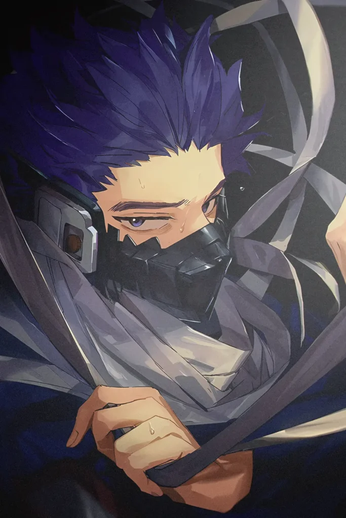 Hitoshi Shinso My Hero Academia Original Image Metal Print Poster