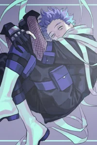 Hitoshi Shinso My Hero Academia Original Image Metal Print Wall Art