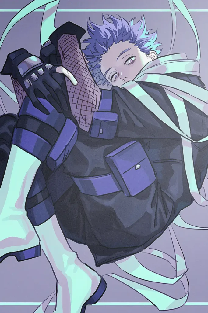 Hitoshi Shinso My Hero Academia Original Image Metal Print Wall Art