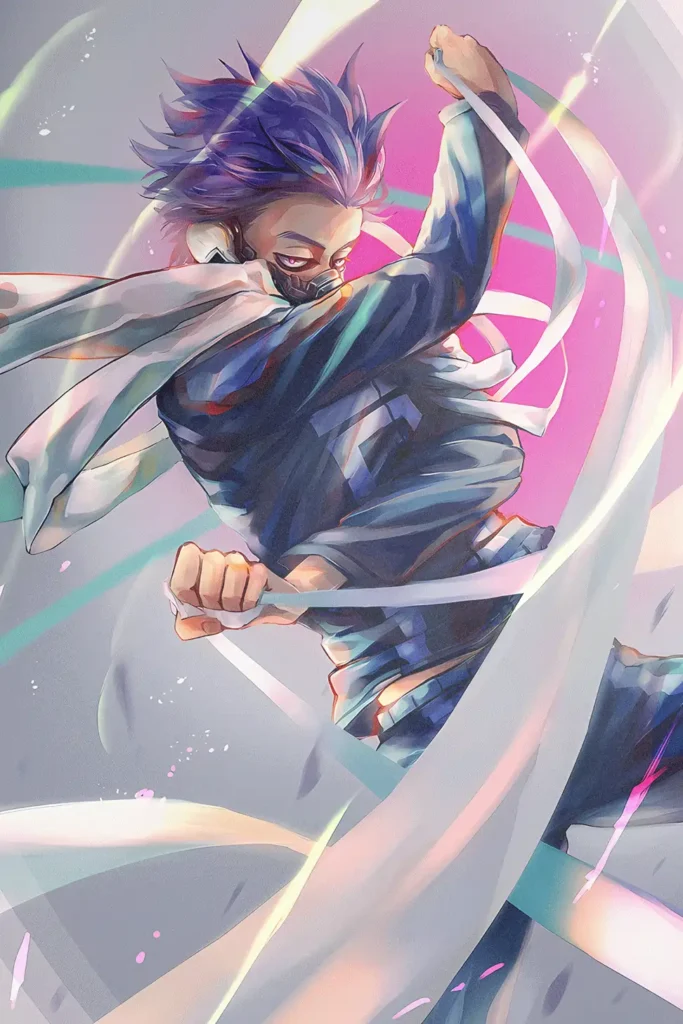 Hitoshi Shinso My Hero Academia Original Image Premium Metal Wall Art