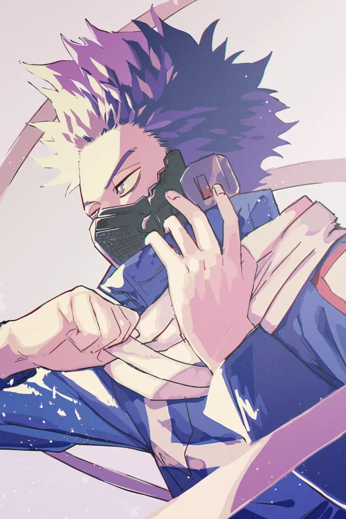 Hitoshi Shinso My Hero Academia Original Image Premium Printed Metal Poster