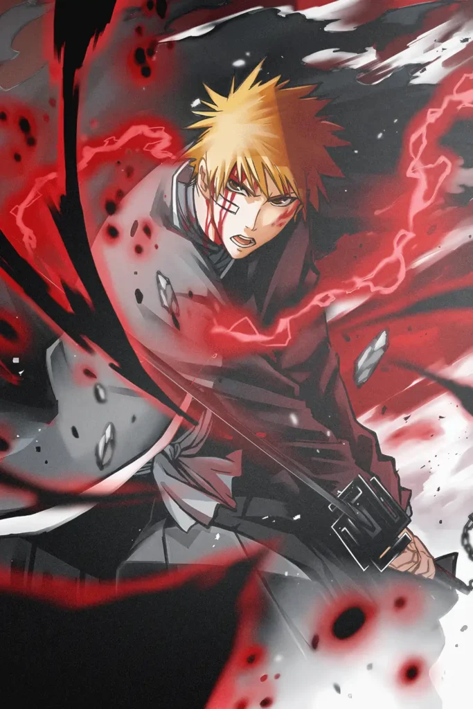 Ichigo Kurosaki Bleach Original Image Bespoke Metal Print Poster