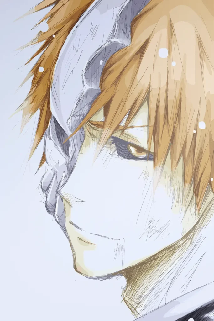 Ichigo Kurosaki Bleach Original Image Bespoke Printed Metal Poster