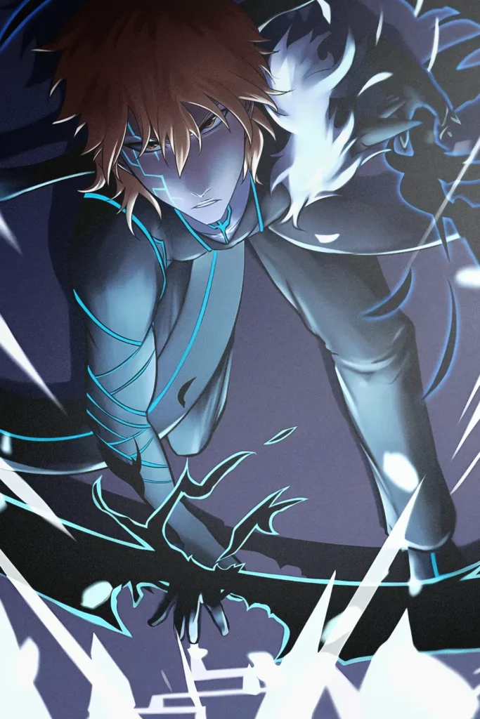 Ichigo Kurosaki Bleach Original Image Distinctive Metal Wall Art Poster