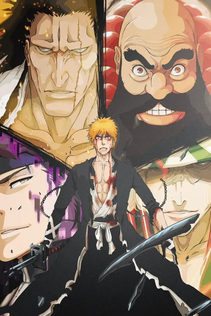 Ichigo Kurosaki Bleach Original Image Exclusive Metal Wall Art