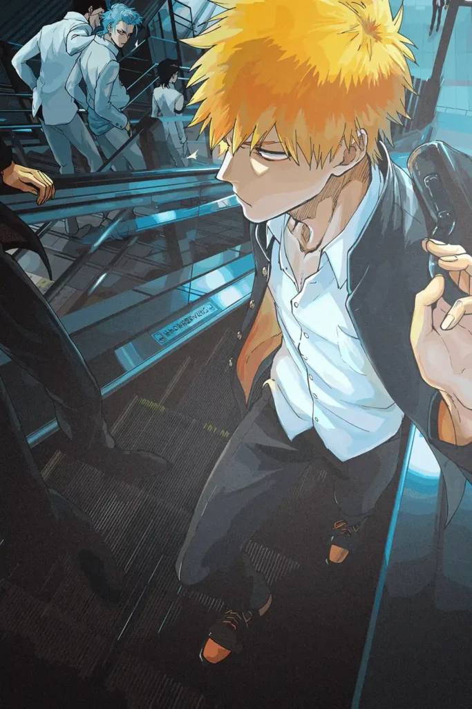 Ichigo Kurosaki Bleach Original Image Exquisite Metal Print Wall Art