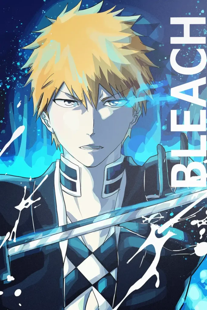 Ichigo Kurosaki Bleach Original Image Exquisite Metal Wall Art Poster