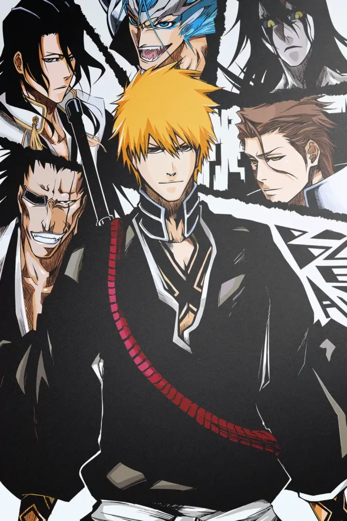 Ichigo Kurosaki Bleach Original Image Exquisite Metal Wall Poster
