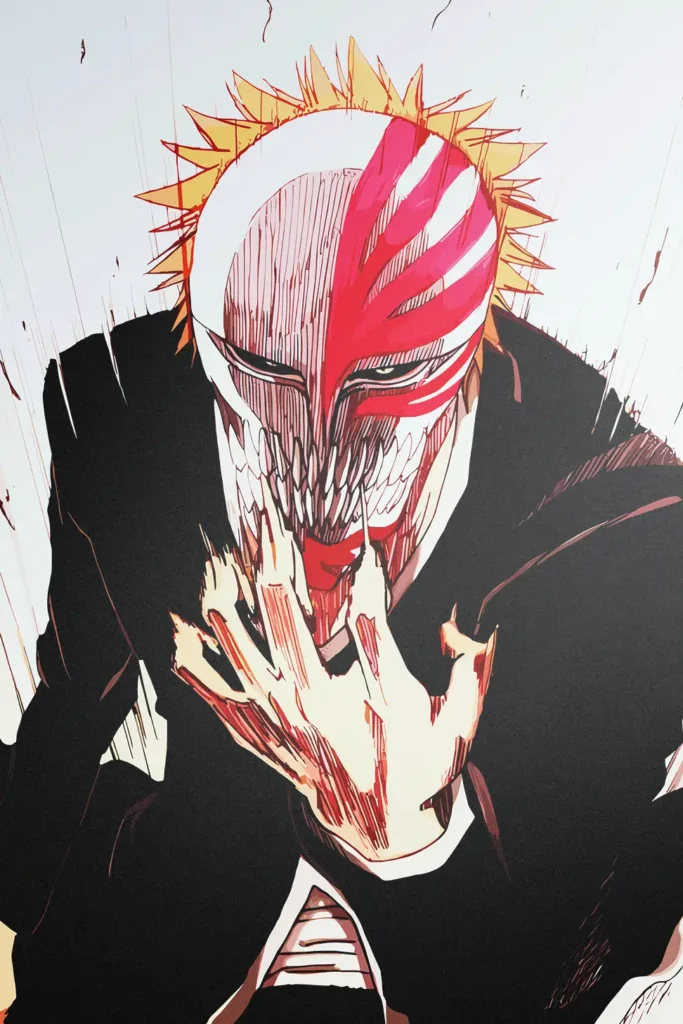 Ichigo Kurosaki Bleach Original Image Outstanding Printed Metal Poster