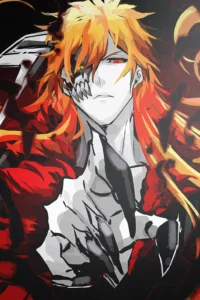 Ichigo Kurosaki Bleach Original Image High Quality Printed Metal Poster