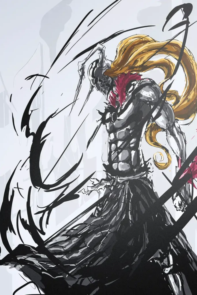 Ichigo Kurosaki Bleach Original Image Refined Metal Print Poster