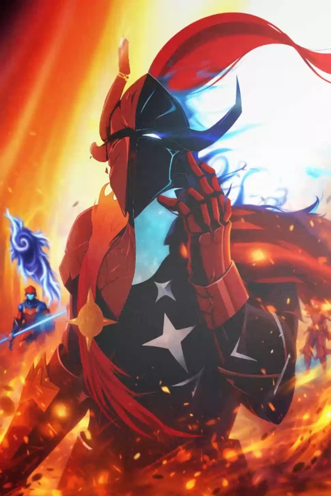 Igris Solo Leveling anime metal poster artistic showcase image highlighting the design narrative