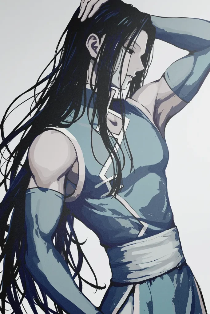 Illumi Zoldyck Hunter x Hunter Original Image Artistic Metal Wall Art Poster