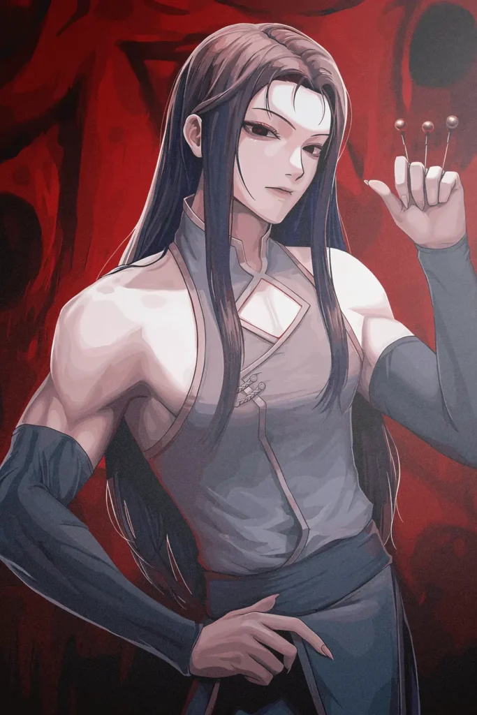 Illumi Zoldyck Hunter x Hunter Original Image Bespoke Metal Wall Art Poster