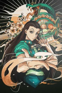 Illumi Zoldyck Hunter x Hunter Original Image High Quality Metal Print