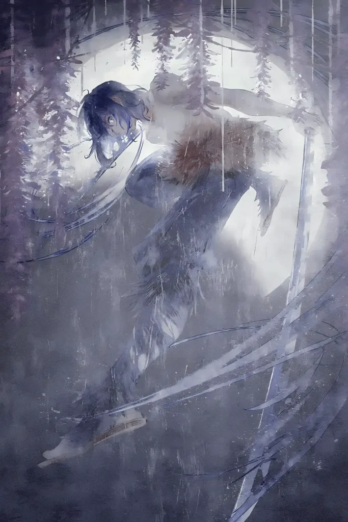 Inosuke Hashibira Demon Slayer Original Image High Quality Aluminium Printed Metal Poster