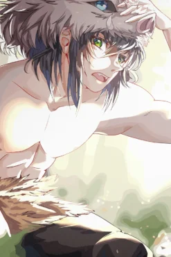 Inosuke Demon Slayer Radiant Gaze Boar Mask Premium Metal Poster