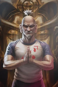 Isaac Netero Hunter x Hunter Original Image Aluminium Metal Poster