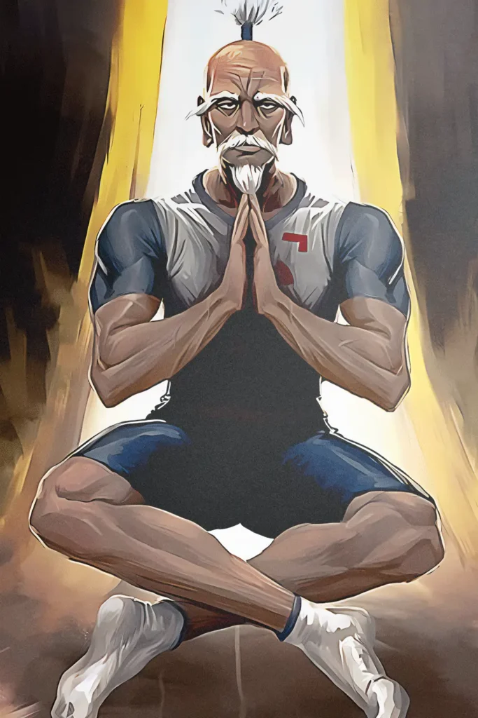 Isaac Netero Hunter x Hunter Original Image Aluminium Metal Print