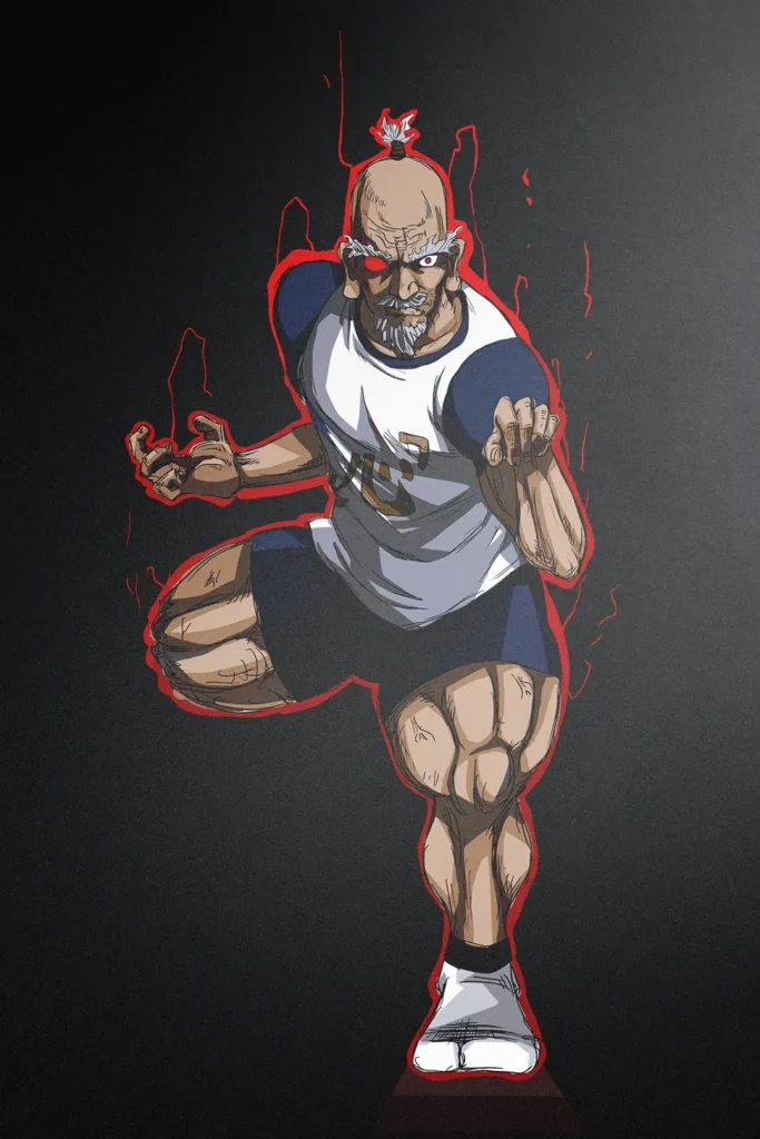 Isaac Netero Hunter x Hunter Original Image Exquisite Metal Wall Art Poster