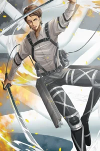 Jean Kirstein Attack On Titan Original Image Premium Metal Print