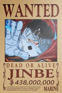 Jibe Wanted Poster One Piece Original Image Premium Metal Print