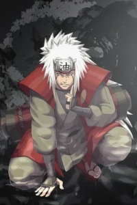 Jiraiya Naruto Original Image Aluminium Metal Print
