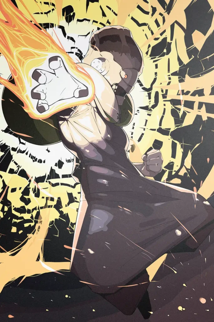 Jogo Jujutsu Kaisen Original Image Premium Metal Print