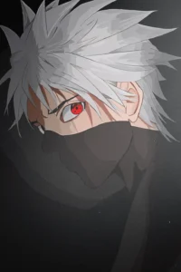 Kakashi Hatake Naruto Original Image Bespoke Printed Metal Wall Art