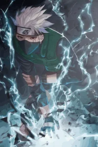 Kakashi Hatake Naruto Original Image Exclusive Metal Poster