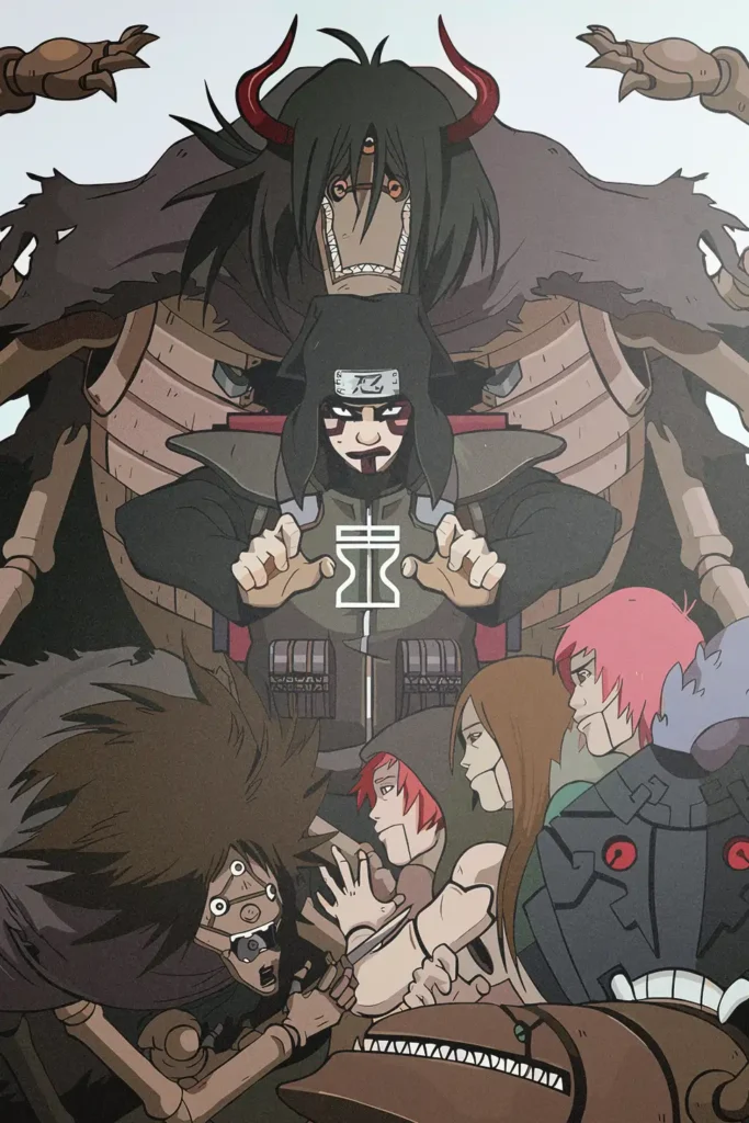 Kankuro Naruto Original Image Exclusive Metal Poster