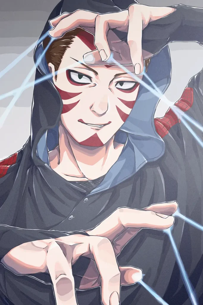 Kankuro Naruto Original Image Metal Print Poster
