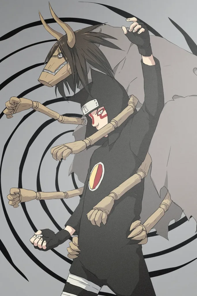 Kankuro Naruto Original Image Metal Wall Art Poster