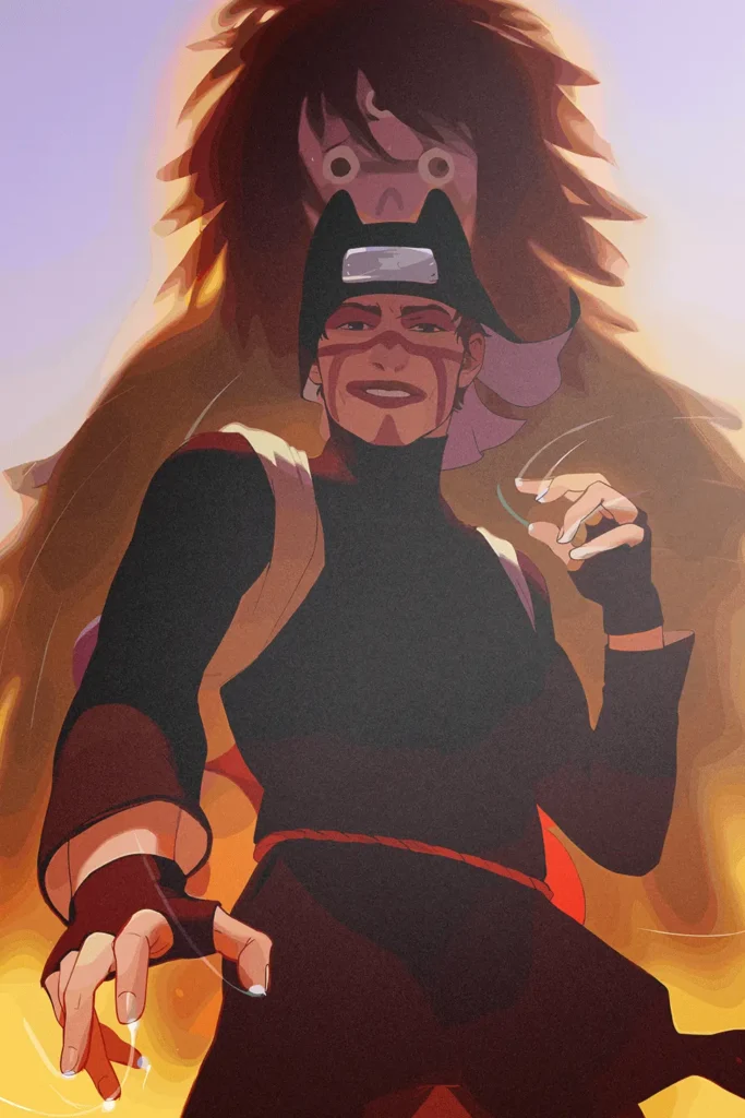 Kankuro Naruto Original Image Premium Metal Print