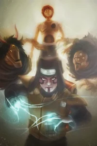 Kankuro and Sasori Naruto Original Image Premium Metal Wall Art