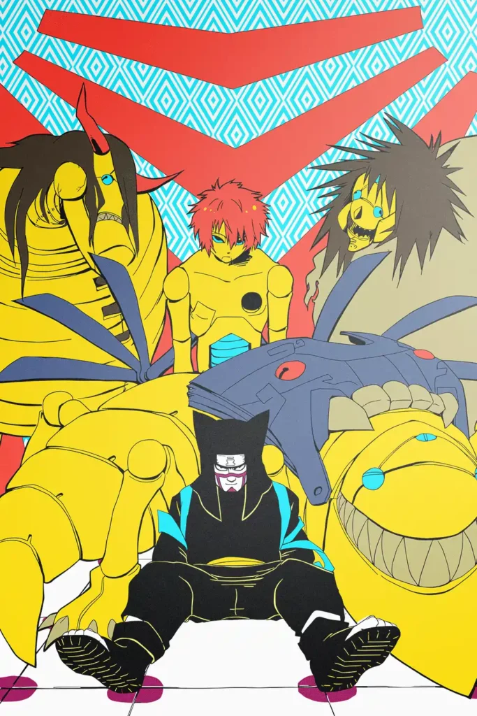 Kankuro and Sasori Naruto Original Image Printed Metal Poster