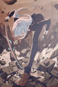 Kasumi Miwa Jujutsu Kaisen Original Image High Quality Aluminium Printed Metal Poster