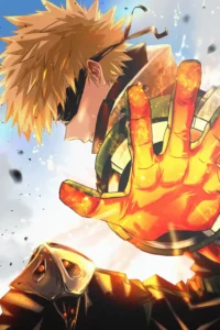 Katsuki Bakugo My Hero Academia Original Image Metal Poster