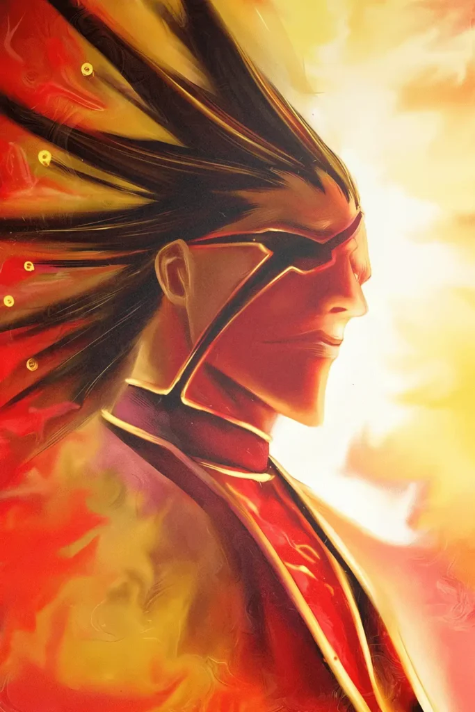 Kenpachi Zaraki Bleach Original Image Deluxe Metal Poster
