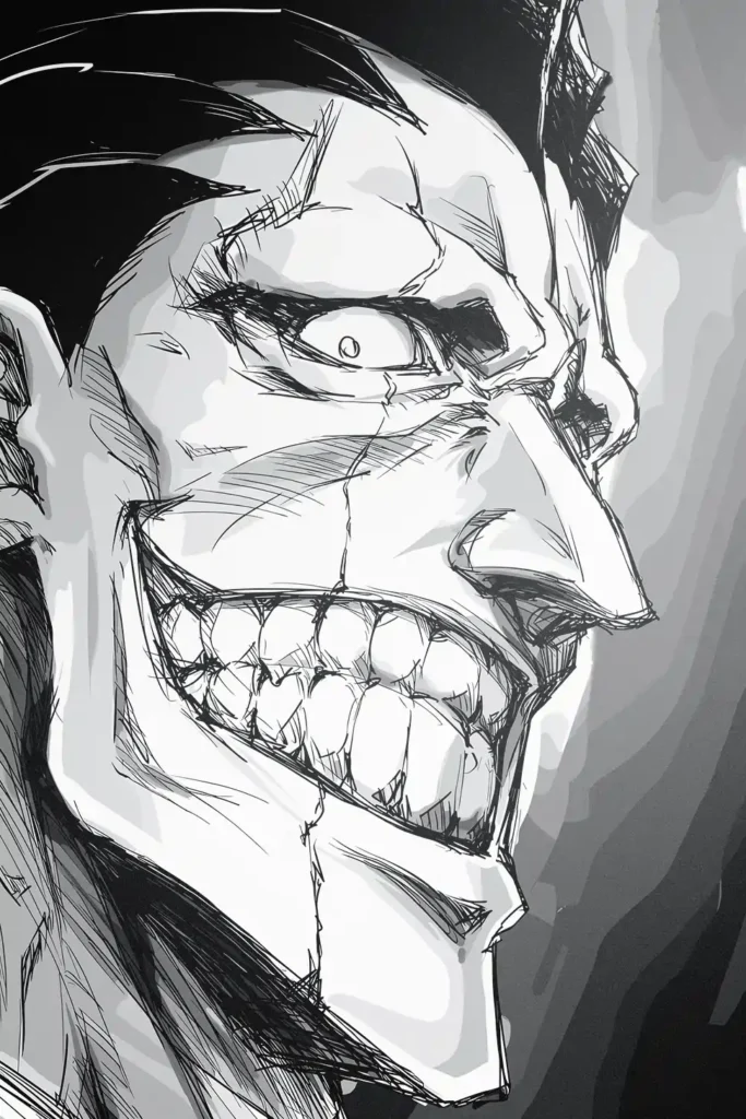 Kenpachi Zaraki Bleach Original Image Exquisite Printed Metal Poster