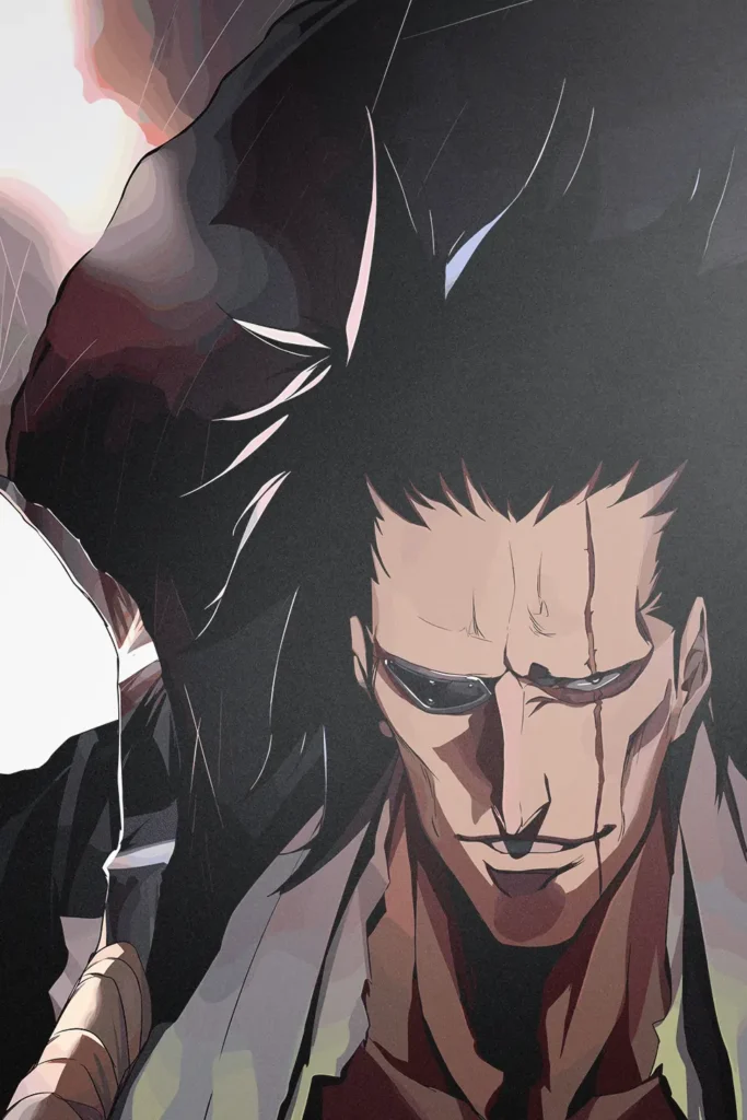 Kenpachi Zaraki Bleach Original Image Metal Poster
